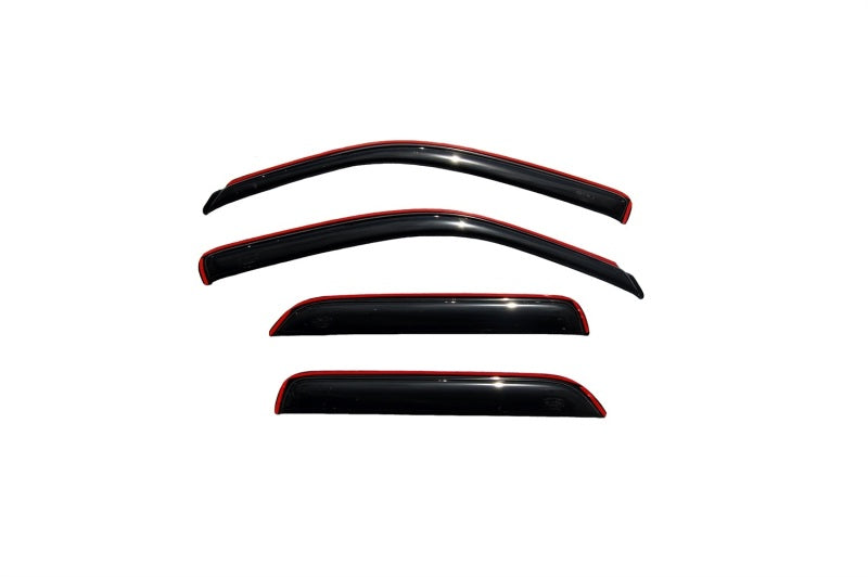 AVS 01-07 Ford Escape Ventvisor In-Channel Front & Rear Window Deflectors 4pc - Smoke - Burkken Auto Parts