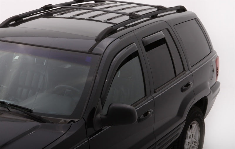AVS 2004 Ford Ecosport (Brazil) Ventvisor In-Channel Front & Rear Window Deflectors 4pc - Smoke - Burkken Auto Parts