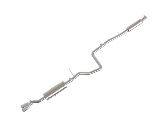 aFe Takeda Series 2 1/2in 304 SS Cat-Back 14-19 Ford Fiesta L4-1.6L w/Polished Tip - Burkken Auto Parts