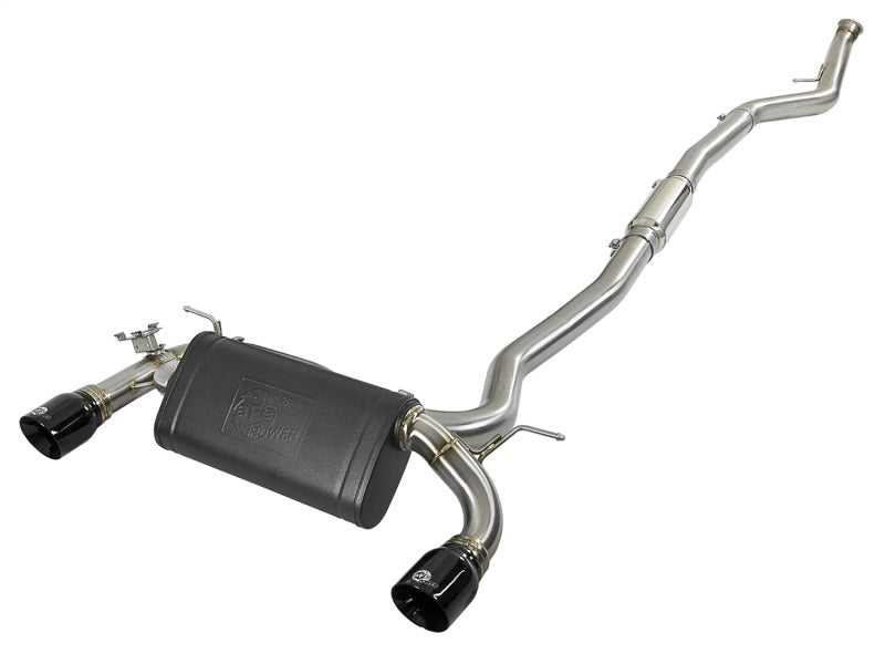 aFe MACH Force-Xp 3in 304 SS Cat-Back Exhaust w/ Black Tips 12-15 BMW 335i (F30) L6 3.0L (t) N55 - Burkken Auto Parts