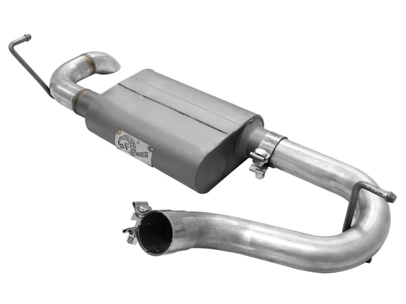 aFe Scorpion Exhaust System Axle Back Aluminized Hi-Tuck 07-17 Jeep Wrangler JK V6 3.6/3.8L - Burkken Auto Parts