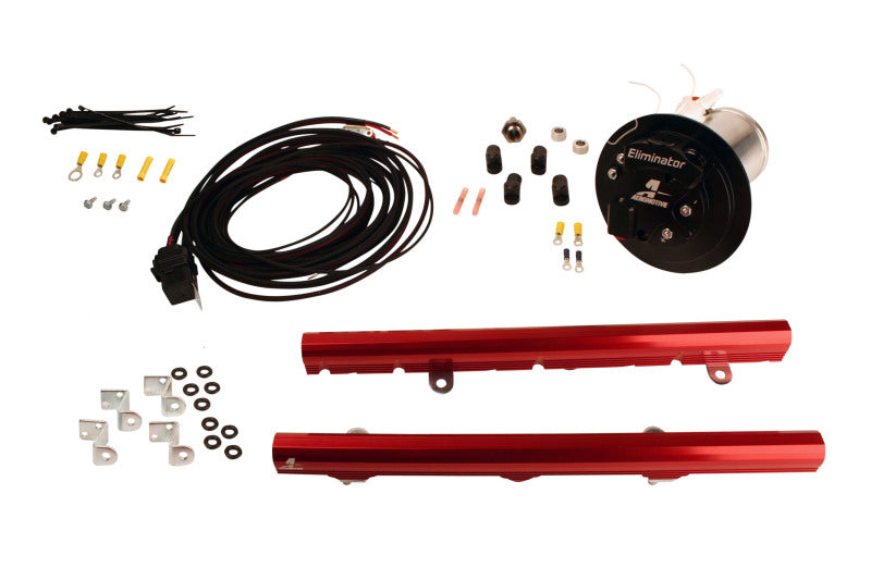 Aeromotive 10-11 Camaro Fuel System - Eliminator/LS3 Rails/Wire Kit/Fittings - Burkken Auto Parts