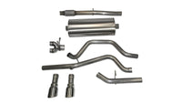 Corsa 14-19 GMC Sierra/Chevy Silv 1500 Crew Cab/Std. Bed 5.3L V8 Polished Sport Dual Rear CB Exhaust - Burkken Auto Parts