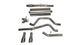 Corsa 14-19 GMC Sierra/Chevy Silv 1500 Crew Cab/Std. Bed 5.3L V8 Polished Sport Dual Rear CB Exhaust - Burkken Auto Parts