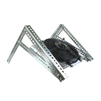 BD Diesel Xtruded Trans Oil Cooler - 1/2 inch Cooler Lines - Burkken Auto Parts