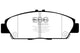 EBC 92-96 Honda Prelude 2.2 Greenstuff Front Brake Pads - Burkken Auto Parts