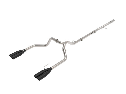 aFe Vulcan Series 3in 304SS DPF-Back 20-21 GM Trucks L6-3.0L (td) LM2 - Dual Black Tip - Burkken Auto Parts