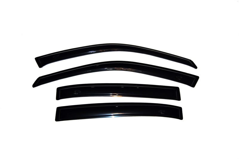 AVS 04-07 Chevy Malibu Ventvisor Outside Mount Window Deflectors 4pc - Smoke - Burkken Auto Parts