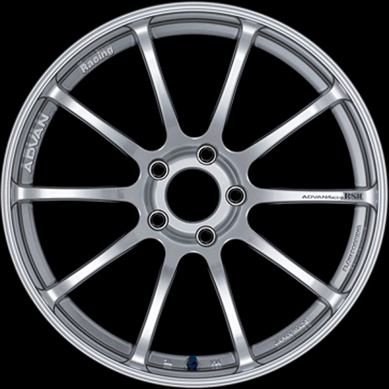 Advan RSII 17x8.0 / +45 Offset / 5x114.3 / 73mm Bore / Hyper Silver - Burkken Auto Parts