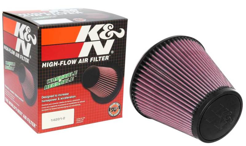 K&N Universal Air Filter 6in Flange / 7-1/2in Base / 4-1/2in Top / 6-1/2in Height - Burkken Auto Parts
