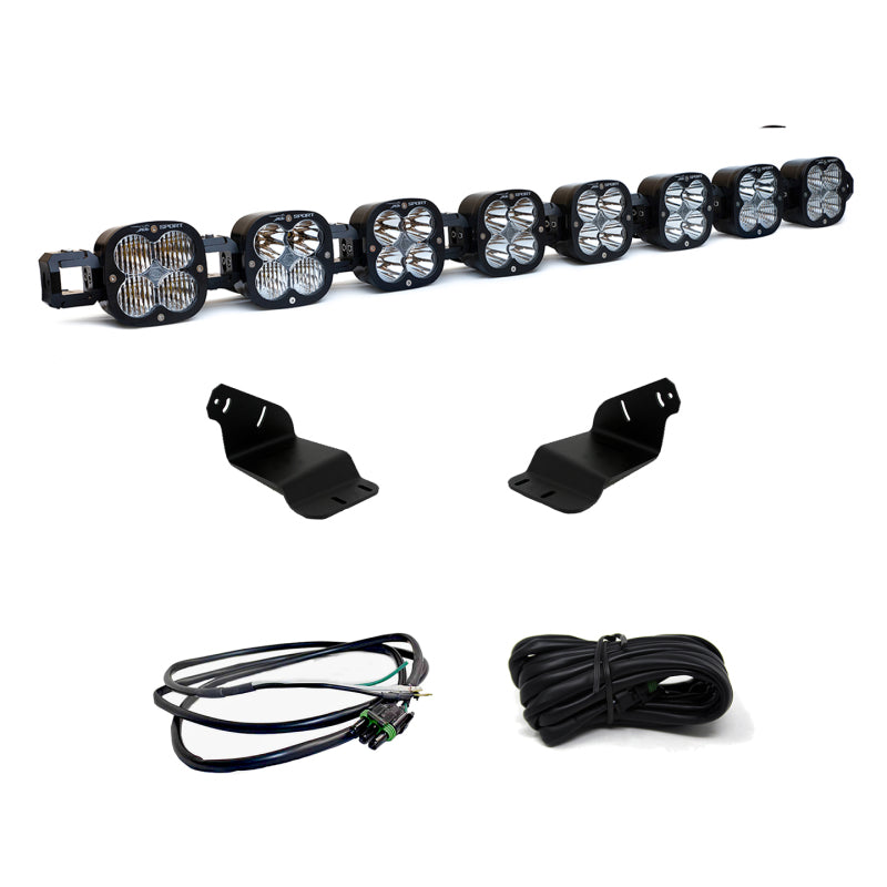 Baja Designs 2021+ Ford Bronco Roof Light Bar Kit 8 XL Linkable w/Upfitter - Burkken Auto Parts