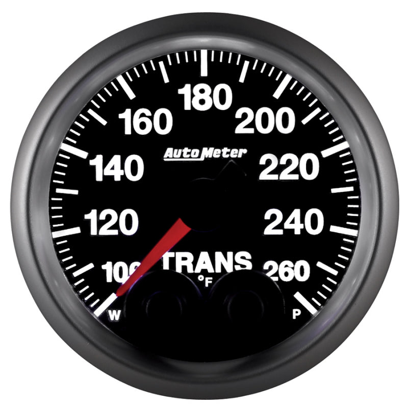 Autometer Elite 52mm 100-260 Degress F Trans Temperature Peak and Warn Gauge w/ Electonic Control - Burkken Auto Parts