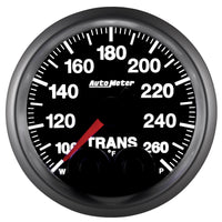 Autometer Elite 52mm 100-260 Degress F Trans Temperature Peak and Warn Gauge w/ Electonic Control - Burkken Auto Parts