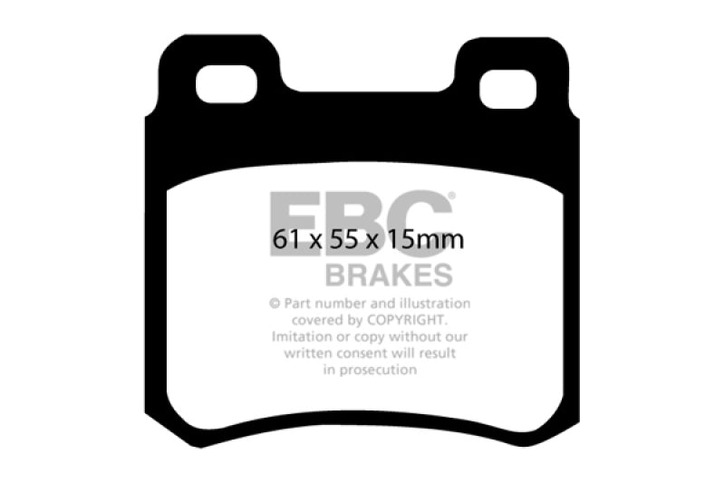 EBC 94-95 Mercedes-Benz C220 (W202) 2.2 Greenstuff Rear Brake Pads - Burkken Auto Parts