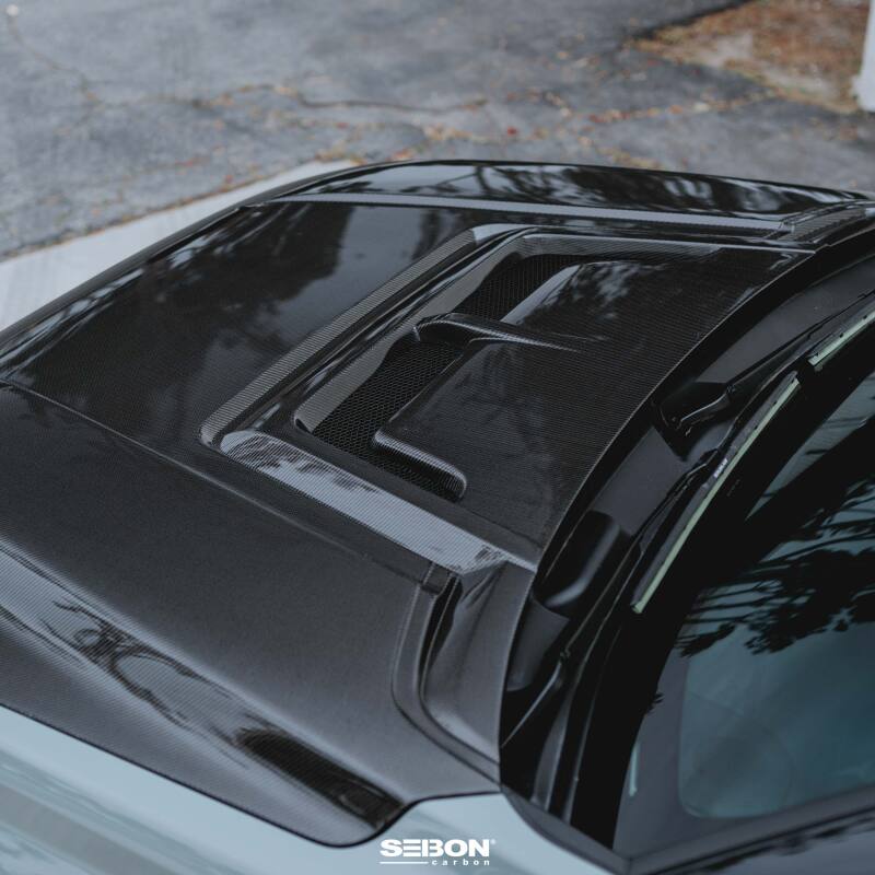 Seibon 22-24 Toyota Tundra / 23-24 Toyota Sequoia RR-Style Carbon Fiber Hood - Burkken Auto Parts