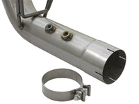 aFe Large Bore-HD 4in 409-SS DPF-Back Exhaust w/Dual Polished Tips 2017 GM Duramax V8-6.6L (td) L5P - Burkken Auto Parts