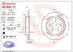 Brembo 20-22 Mercedes-Benz GLE350 Rear UV Coated Rotor