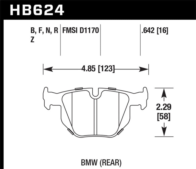 Hawk DTC-60 Motorsports Brake Pads - Burkken Auto Parts