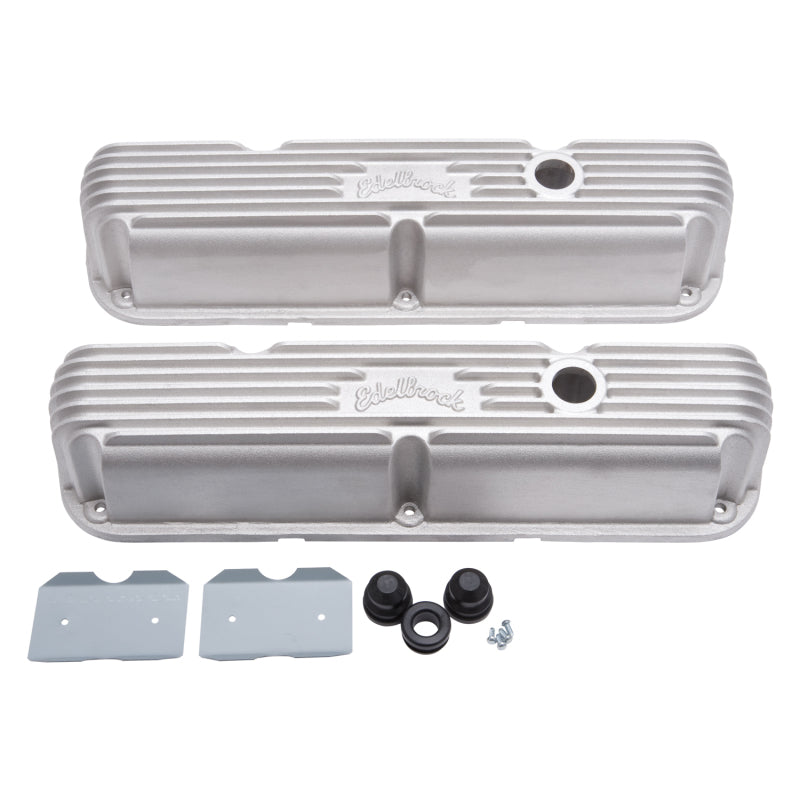 Edelbrock Valve Cover Classic Series Chrysler La 318-340-360 CI V8 Satin - Burkken Auto Parts