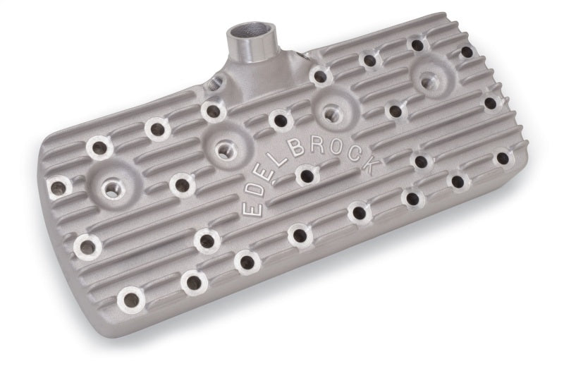 Edelbrock Cylinder Heads 1939-48 Model Ford Flatheads w/ Block Letter Logo (Pair) - Burkken Auto Parts