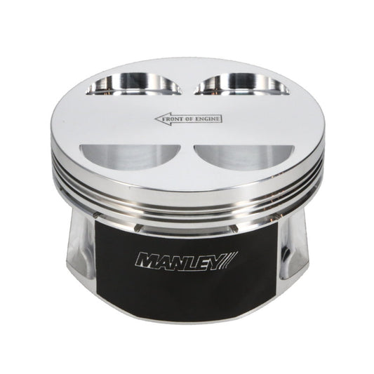 Manley Nissan GT-R 3.8L VR38DETT 99mm Bore 9.8:1 CR -2cc Dish Extreme Duty Piston Set w/ Rings