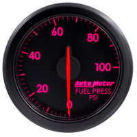 Autometer Airdrive 2-1/6in Fuel Pressure Gauge 0-100 PSI - Black - Burkken Auto Parts