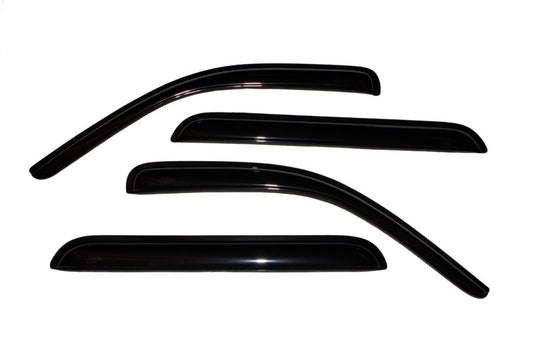 AVS 98-03 Dodge Durango Ventvisor Outside Mount Window Deflectors 4pc - Smoke - Burkken Auto Parts