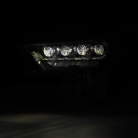 AlphaRex 22-23 Toyota Tundra NOVA-Series Headlights Black w/Amber DRL - Req 810029 OR 810030 - Burkken Auto Parts