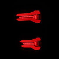 AlphaRex 21-23 Ford F-150 LUXX LED Taillights - Black Red w/ BLIS - Burkken Auto Parts
