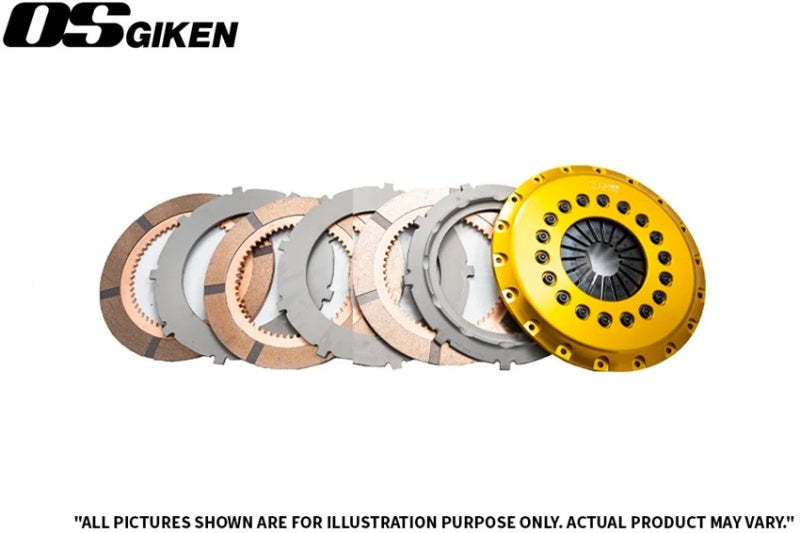 OS Giken Nissan R32/R33 RB20/25/26 Skyline GTR/GTS R Series Triple Plate Clutch Overhaul Kit B - Burkken Auto Parts