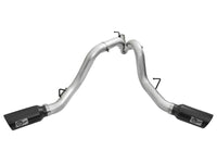 aFe Atlas Exhaust 4in Dual DPF-Back Al Steel w/ Black Tips 16-17 GM Diesel Truck V8-6.6L (td) LML - Burkken Auto Parts