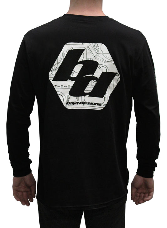 Baja Designs BD Black Mens Long Sleeve Shirt Medium - Burkken Auto Parts