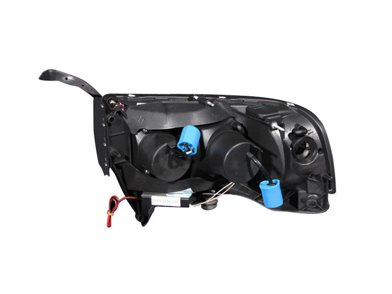 ANZO 1994-2001 Dodge Ram Projector Headlights w/ Halo Chrome - Burkken Auto Parts