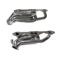 BBK 96-98 GM Truck SUV 5.0 5.7 Shorty Tuned Length Exhaust Headers - 1-5/8 Silver Ceramic - Burkken Auto Parts