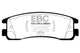 EBC 08-09 Buick Allure (Canada) 5.3 Redstuff Rear Brake Pads - Burkken Auto Parts