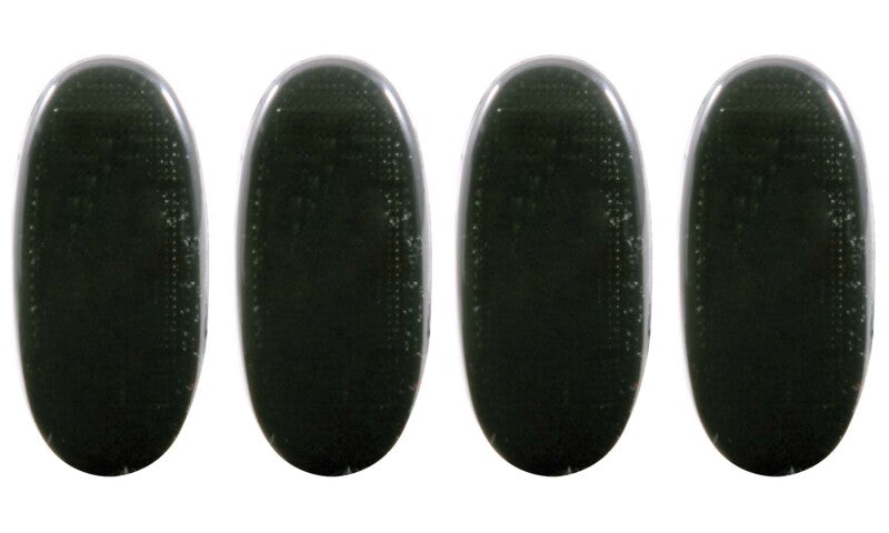 ANZO 2011-2016 Ford F-350 LED Fender Light Kit Smoke 2pc Amber / 2pc Red - Burkken Auto Parts