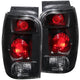 ANZO 1998-2001 Ford Explorer Taillights Black - Burkken Auto Parts