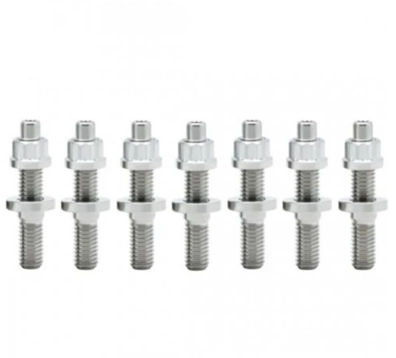 BLOX Racing SUS303 Stainless Steel Exhaust Manifold Stud Kit M8 x 1.25mm 45mm in Length - 9-piece - Burkken Auto Parts