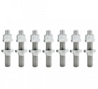 BLOX Racing SUS303 Stainless Steel Exhaust Manifold Stud Kit M8 x 1.25mm 45mm in Length - 9-piece - Burkken Auto Parts