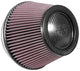 K&N Universal Carbon Fiber Filter 6in Flange / 7-1/2in OD-B / 5-1/8in OD-T / 5in H - Burkken Auto Parts