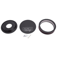 Edelbrock Air Cleaner Victor Series Round Aluminum Top Cloth Element 14In Dia X 3 125In Black - Burkken Auto Parts