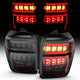 ANZO 2014-2020 Toyota 4Runner T.L Black Housing Smoke Lens Red Light Bar W/Sequential - Burkken Auto Parts
