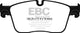 EBC 2016+ Jaguar F-Pace 2.0L TD (180) Greenstuff Front Brake Pads - Burkken Auto Parts