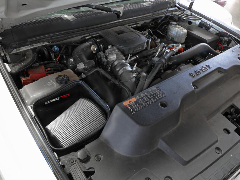 aFe 11-16 GM Silverado / Sierra 2500/3500HD (6.6L V8) MagnumFORCE Intake Stage-2 Pro DRY S - Burkken Auto Parts