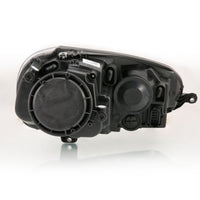 ANZO 2006-2009 Volkswagen Us Rabbit Crystal Headlight Black (Halogen Only) - Burkken Auto Parts