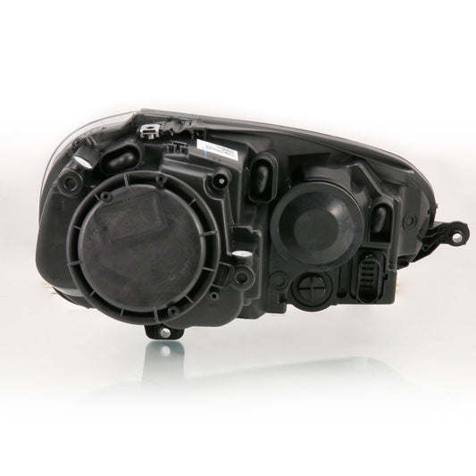 ANZO 2006-2009 Volkswagen Us Rabbit Crystal Headlight Black (Halogen Only) - Burkken Auto Parts
