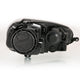 ANZO 2006-2009 Volkswagen Us Rabbit Crystal Headlight Black (Halogen Only) - Burkken Auto Parts