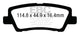 EBC 12+ Cadillac ATS 2.0 Turbo Greenstuff Rear Brake Pads - Burkken Auto Parts