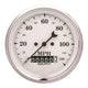 AutoMeter Gauge Speedo. 3-3/8in. 120MPH Elec. Prog. W/ Wheel Odo Old Tyme White - Burkken Auto Parts