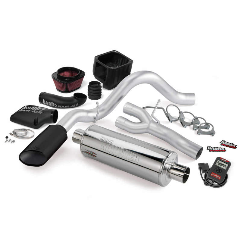 Banks Power 99-02 Chevy 4.8-5.3L ECSB Stinger System - SS Single Exhaust w/ Black Tip - Burkken Auto Parts